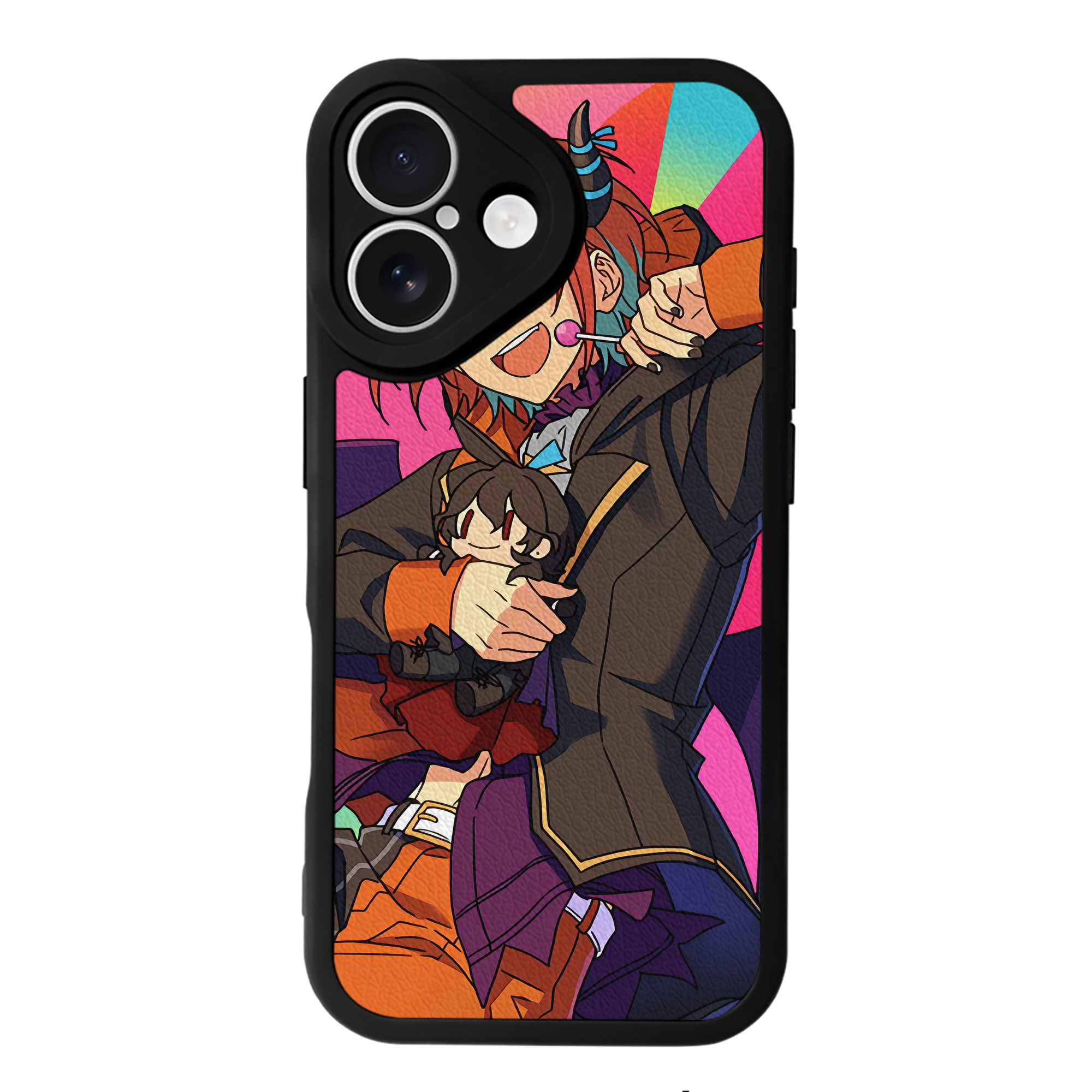 （画像用） あんさんぶるスターズ! Ensemble Stars 【iPhone 16シリーズ対応】シリコンスマホケース（レザー調） 材質：シリコン